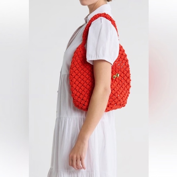 ‼️NEW Madewell The Camren Rope Bright Frame Shoulder Bag - Picture 4 of 8